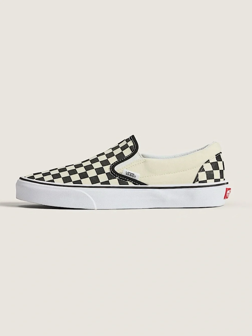 VANS | Classic Slip-On Checkerboard Shoe | Big Kids size 5